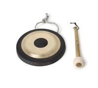 Hellery Gong Mini Gong con Ligero Percusión para Santuarios, Procesiones, 16 Pulgadas