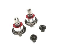 Hellery Industrial Differential Set de Engranaje Diferencial Delantero Trasero Metálico Transmisión Mejorada para Coche RC Compatible Modelos 1/14 1/12
