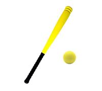 Hellery Juego de Pelota de Béisbol de Espuma, 54 Cm, Bate Deportivo de EVA, Juego Deportivo para, Clase de Ejercicios de Entrenamiento, Amarillo