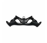 Hellery Manija de Gimnasio Multiagarre Asidero Accesorio Empuñadura Múltiples Posiciones para Entrenar Dorsales Bíceps y Hombros Conexión Segura a Máquina de , Negro-E