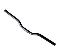 Hellery Manillar de Bicicleta Barra Elevada Ergonómica Aleación Ligera Resistente Fácil de Instalar Adecuada para Bicicletas BMX Montaña Carretera y Paseo