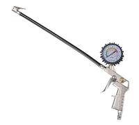 Hellery Medidor Digital de Neumáticos Manómetro Inflador Compresor Desinflador con Acople Rápido Uso con una Mano Rango 0 Psi, Manómetro De Presión De Neumáticos Mecánico