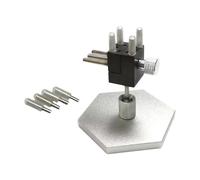 Hellery Mini Tornillo de Banco para Modelado, Herramienta de Manualidades, Banco de Trabajo Multifuncional Universal, Fabricación de Modelos para Tallado, Pul, con Base Hexagonal