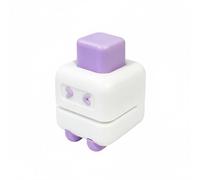Hellery Perforadora de Papel Mini Portátil Perforador Manual Saca Hojas Troqueladora Diseño Robot Creativo con Base Extraíble y Depósito Agujero 5mm Limpio, Morado