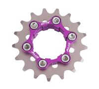 Hellery Piñón de Cassette de Una Sola Velocidad para Bicicleta, Piñón de 1 Velocidad, Piñón Libre Profesional para Bicicletas de Montaña, Accesorio de Ciclism, 17T