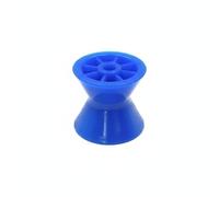 Hellery Rueda de Pvc para Remolque de Embarcaciones con Guía y Apoyo Función de Reducción de Fricción Diseño para Protección Contra Roces Adecuada para, Azul, PU Estándar