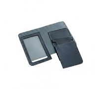 Hellery Sintética para Fabricar a Mano Kit de Cartera DIY PU Tarjetero Bifold Diseño Compacto y Ranura para Fotos Adecuada para Regalo Trabajo Diario, Array, Azul