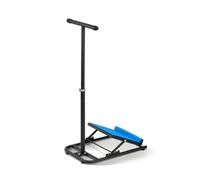 Hellery Tabla Estiramiento con Pasamanos Ajustable Superficie Rehabilitación con Estirador Pantorrillas para Casa, Ejercicio Terapéutico, Tabla De Corrección Con Reposabrazos