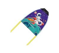 Hellery Thumb Ejection Kite Cometa Elástica sin Cuerda para de Fácil de Volar Juguete Divertido de Tela Flexible Mini Cometa Catapulta, Astronauta Cohete