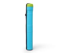 Hellery Tubo para Arte Portadibujos Portaplanos Portapósters Protección Contra Polvo y Humedad Cuerpo Telescópico Ajustable Correa Cómoda Plástico Firme, Azul