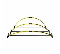 Hellery Valla para Entrenamiento Velocidad Elástico Obstáculos Velocidad Obstáculo PVC, Básico, 2 Secciones, Paquete A