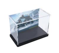 Hellery Vitrina Acrílica Caja Expositora Estuche Protector Transparente con Base Oscura para Motos en Miniatura y Coches de Juguete Colecciones Ordenadas en Mesa Oficina , 23 10 15cm