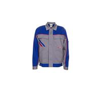 Hellgrau/Kornblau 28 - Chaqueta de trabajo con cintura elástica, color gris y negro