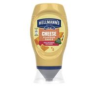 Hellmann's Botella exprimible para condimentos con sabor a queso, salsa de queso sin gluten, apta para vegetarianos, 250 ml