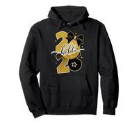 Hello 2026 Gold Disco Ball Bow New Year Celebration Design Sudadera con Capucha