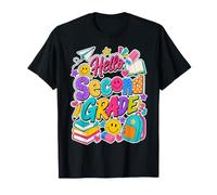 Hello 2nd Grade Back To School 2nd Grader Teacher Student Camiseta