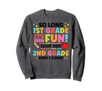 Hello 2nd Grade So Long 1st Fun Graduation Back to School Sudadera