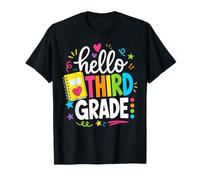 Hello 3rd Grade Back To School 3rd Grader Teacher Student Camiseta