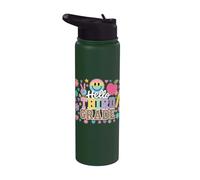 Hello 3rd Grade Boy Girls Teacher Third Grade Back to School Stainless Steel Insulated Water Bottle