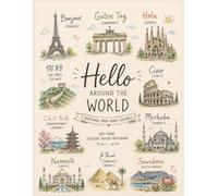 Hello Around the World: Greetings from Many Cultures | College Ruled Notebook