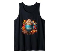 Hello Autumn Hot Cocoa Mug Graphic For Women Kids and Fall Camiseta sin Mangas
