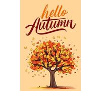 Hello Autumn Notebook: 6x9 Fall Journal with 120 Graph Pages | Cozy Autumn Themed Composition Book