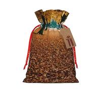 Hello Autumn Print - Bolsas versátiles para envolver a granel y reutilizables para cualquier ocasión