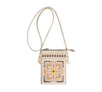 hello-bags Bolso bandolera para mujer de piel vegana. Tamaño: 21 x 15,5 cm.