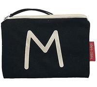 Hello-Bags. Bolso Monedero/Billetero/Tarjetero. Exterior: Algodón 100%. con Cremallera y Forro Interior. Incluye Bonito sobre Kraft de Regalo. Modelo: M. Color: Negro. 14 x 10 cm.