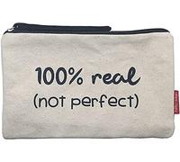 Hello-Bags. Bolso Neceser/Cartera de Mano. Exterior: Algodón 100%. con Cremallera y Forro Interior. Incluye Bonito sobre Kraft de Regalo. Modelo Color: Crudo/Negro. 23x15,5 cm.