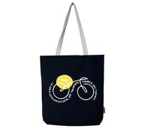 Hello-Bags. Bolso Tote Bag con Cremallera, Forro y Bolsillo Interior. Exterior: Algodón 100%. Incluye Bonito sobre Kraft de Regalo. Modelo: LAVITA. Color: Crudo/Negro. Medidas:37x38 cm.