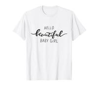 Hello Beautiful Baby Girl - Decoración de Pared para habitación de bebé Camiseta