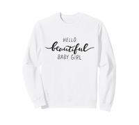 Hello Beautiful Baby Girl - Decoración de Pared para habitación de bebé Sudadera