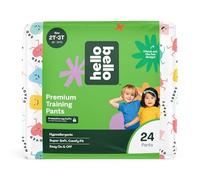 Hello Bello Pantalones de entrenamiento 2T-3T, diseño All about Feelings, paquete jumbo de 24 unidades