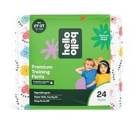 Hello Bello Pantalones de entrenamiento 2T-3T, diseño All about Feelings, paquete jumbo de 24 unidades