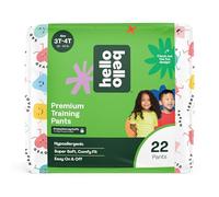 Hello Bello Pantalones de entrenamiento 3T-4T, diseño All About Feelings, paquete jumbo de 22 unidades