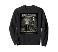 Hello Darkness Gothic Raven Crow pour Evermore Coffee Amante Sudadera