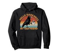 Hello Darkness, mi Vieja Amiga Raven Coffee, Halloween Espeluznante Sudadera con Capucha