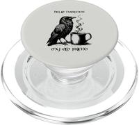 Hello Darkness my Old Friend - Cuervo - Negro Café PopSockets PopGrip para MagSafe