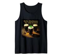 Hello Darkness My Old Friend - Diseño del día de San Patricio Camiseta sin Mangas