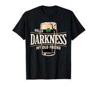 Hello Darkness My Old Friend Irish Beer St. Día de Patricio Camiseta