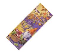 Hello Fall Autumn Harvest Dwarfs - Esterilla de yoga plegable de 1 mm de grosor para suelo antideslizante, con bolsa para ejercicio, 180 x 66 cm