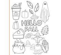 Hello Fall Children's Coloring Book