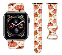 Hello Fall - Correa de silicona compatible con Apple Watch de 38 mm, 40 mm, 41 mm, correa de silicona compatible con iWatch Ultra Series SE 9, 8, 7, 6, 5, 4, 3, 2, 1, para mujeres y hombres