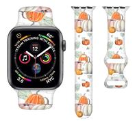 Hello Fall - Correa de silicona compatible con Apple Watch de 38 mm, 40 mm, 41 mm, correa de silicona compatible con iWatch Ultra Series SE 9, 8, 7, 6, 5, 4, 3, 2, 1, para mujeres y hombres