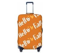 Hello Fall - Fundas protectoras elásticas para equipaje de viaje, de 45,7 a 81,3 cm, Black, L