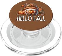 Hello Fall GNOME Dad Graphic For Autumn Womens Cute Pumpkin PopSockets PopGrip para MagSafe