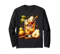 Hello Fall Hot Tea Graphic For Pear Tea Lovers Cute Autumn Manga Larga
