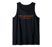 Hello Fall Pumpkin Cozy Autumn Vibes Hojas De Temporada Camiseta sin Mangas