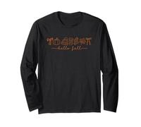 Hello Fall Pumpkin Cozy Autumn Vibes Hojas De Temporada Manga Larga